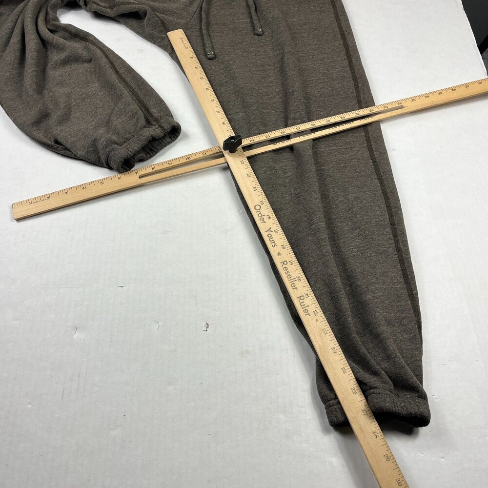 Goodlife Brown French Terry Jogger Pants Loungewear Minimalist Pants USA Medium - Picture 4 of 11